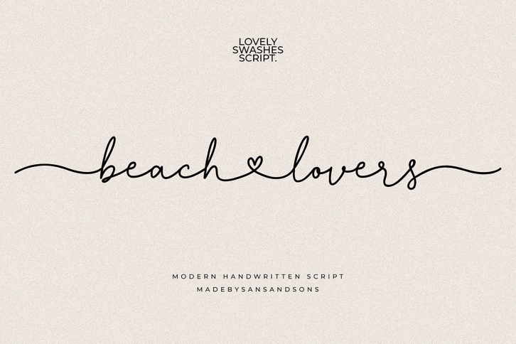 Beach Lovers Font Download