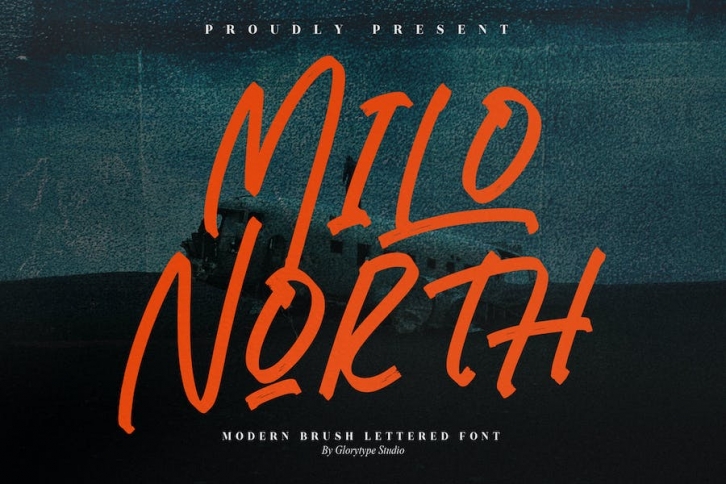 Milo North Modern Brush Font Font Download