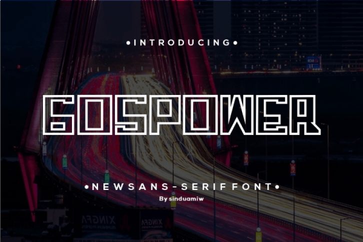 Gospower Font Download