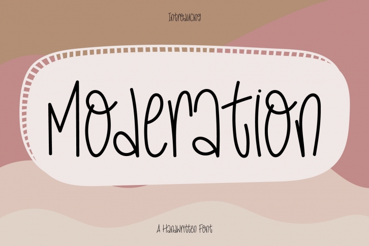 Moderation Font Download