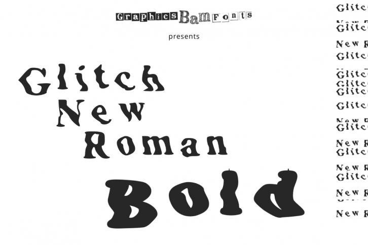 Glitch New Roman Bold Font Download