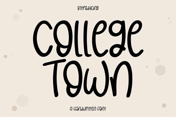 College Town Font Download