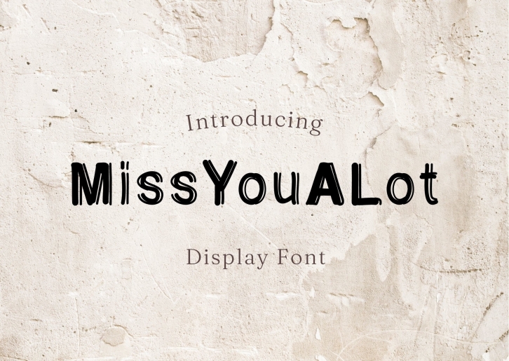 Miss You a Lot Font Download