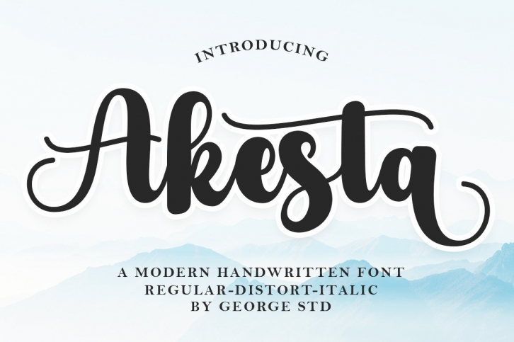 Akesta. Font Download