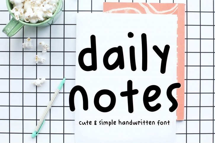 Daily Notes Font Download
