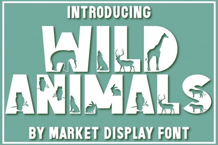 Wild Animals Font Download