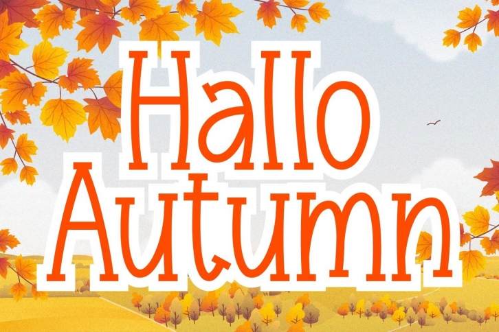 Hallo Autumn Font Download