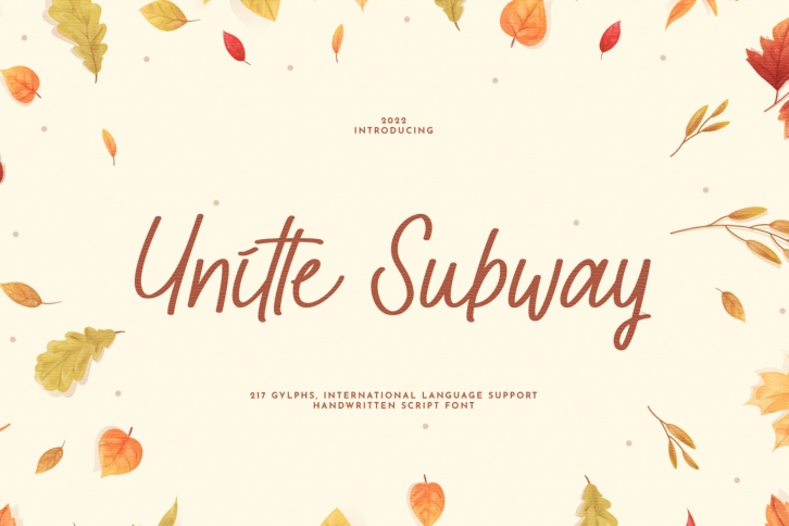 Unitte Subway Font Download