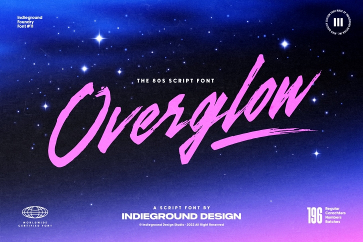 Overglow Font Download
