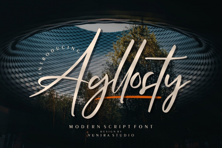 Agllosty Font Download