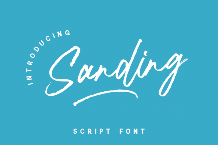 Sanding Font Download