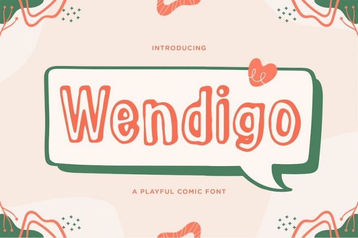 Wendigo - A Playful Comic Font Font Download