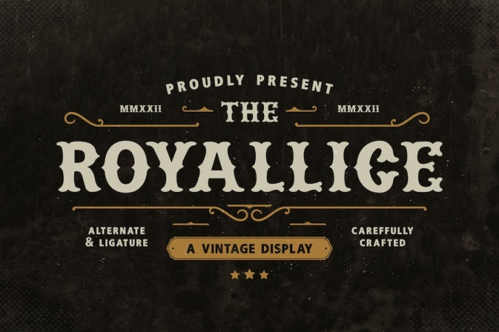 Royallice - Vintage Display Font Download