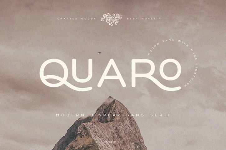 Quaro | Modern Display Sans Font Download