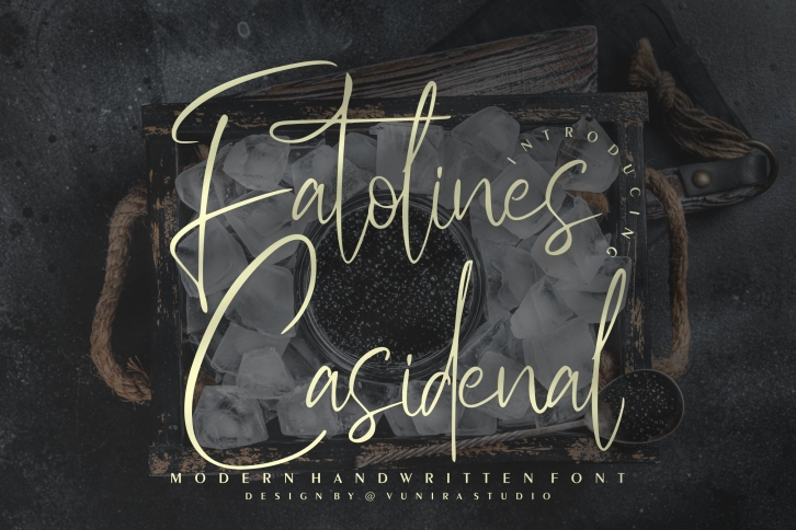Fatolines Casidenal Font Download