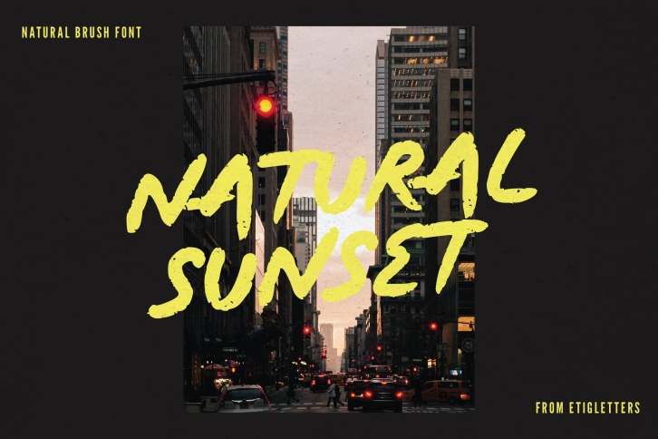 Natural Sunset Font Download