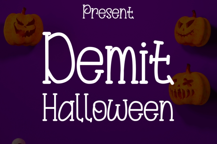 Demit Halloween Font Download