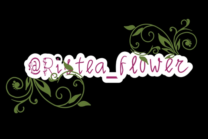 Ristea Flower Font Download