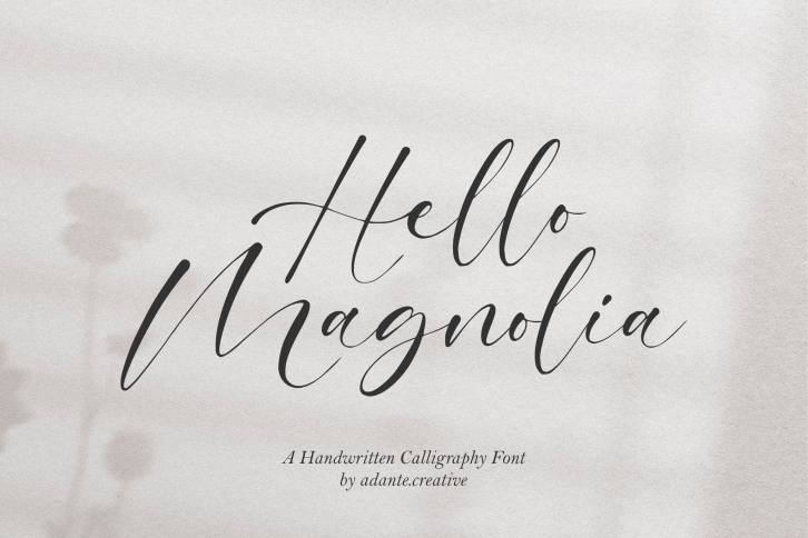 Hello Magnolia Font Download