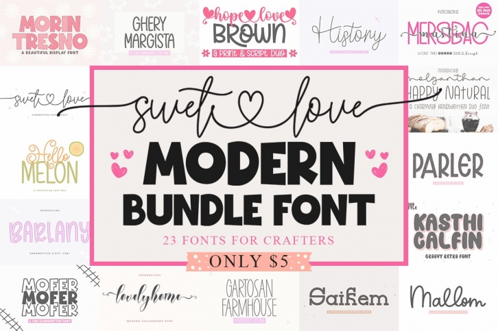 Sweet Love Bundle Special Font Download