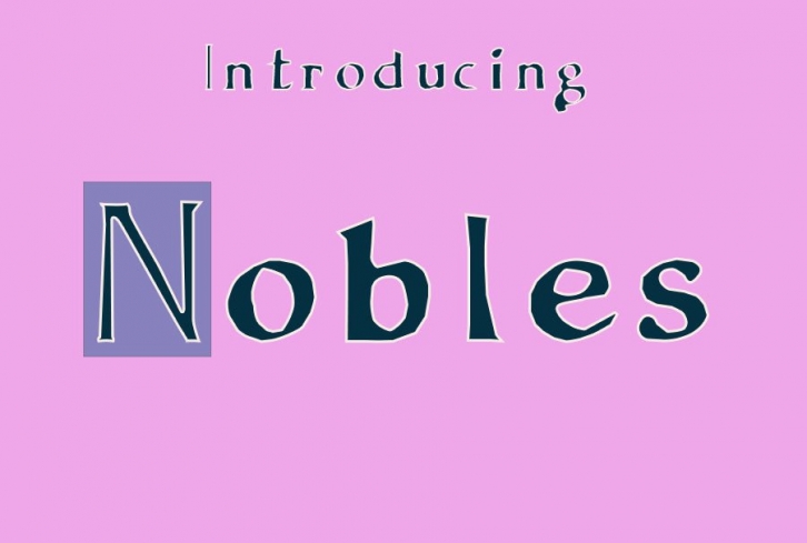 Nobles Font Download