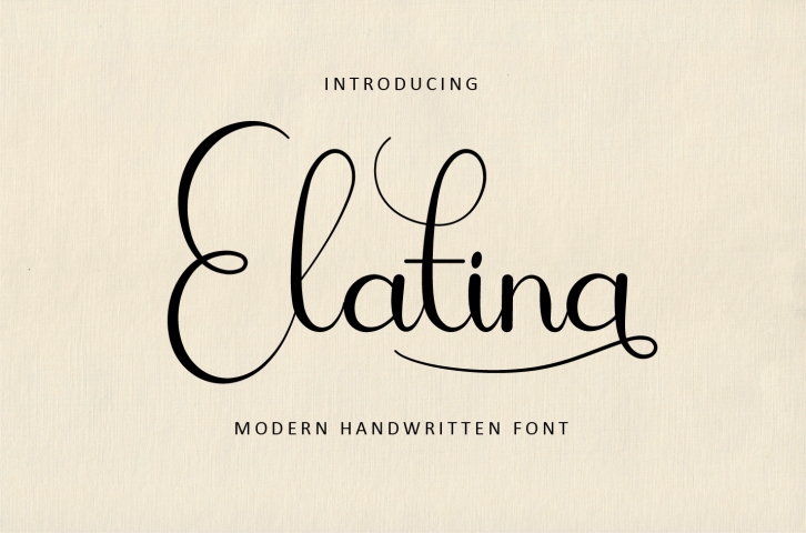 Elatina Font Download