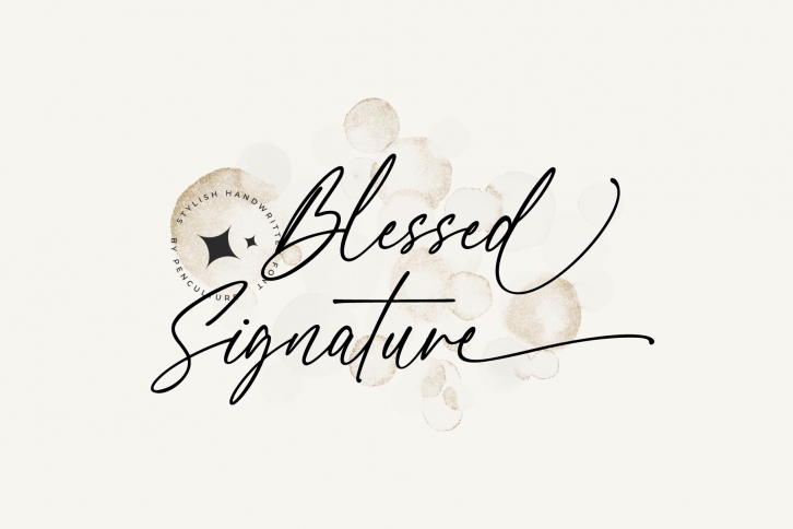 Blessed Signature Font Download