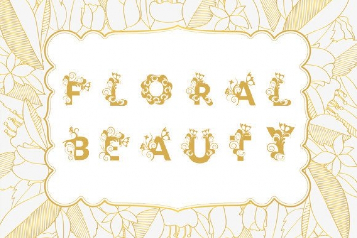 Floral Beauty Font Download