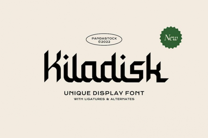 Kiladisk - Display Typeface Font Download