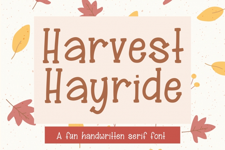 Harvest Hayride Font Download