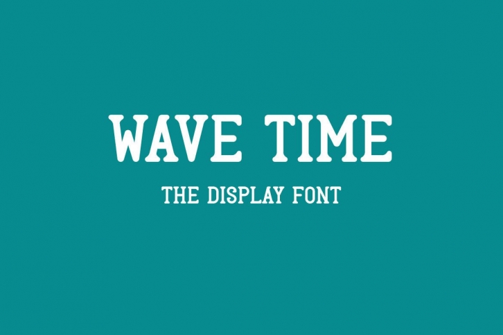 Wave Time Font Download
