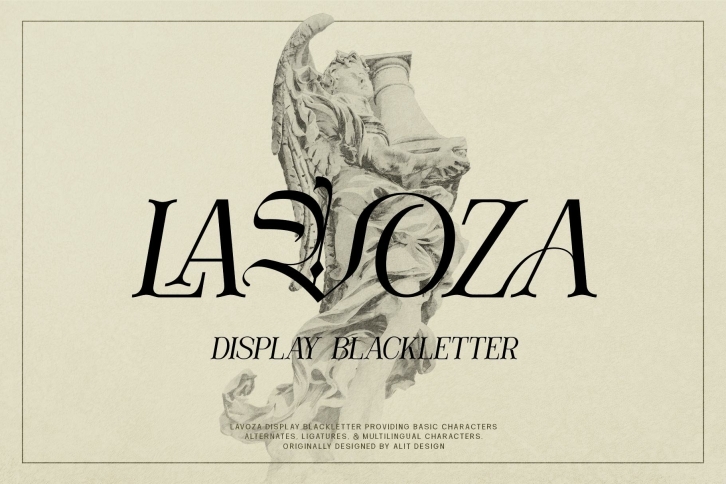 Lavoza typeface Font Download