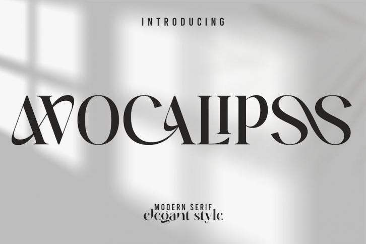 Avocalipss - Modern Serif Font Font Download