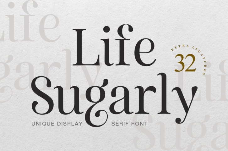Life Sugarly Serif Font Download