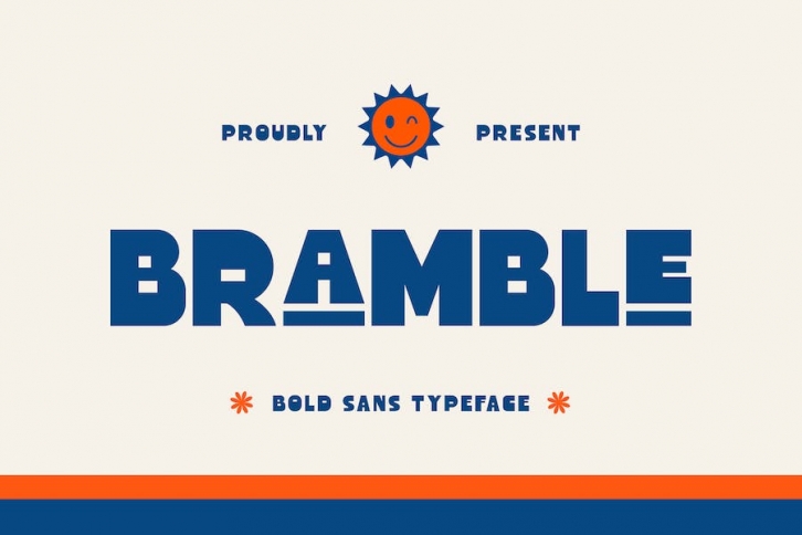 Bramble - Bold Sans Typeface Font Download