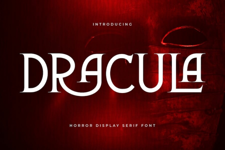 Dracula - Horror Display Serif Font Font Download