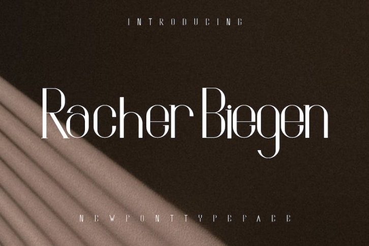 RacherBiegen Font Download