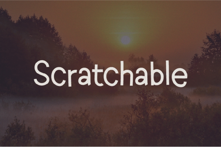 Scratchable Font Download