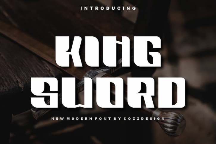 King Sword Font Font Download