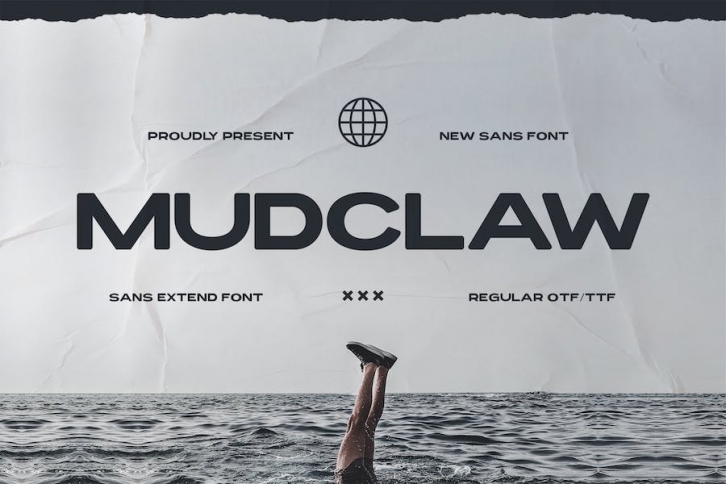 Mudclaw - Extended Sans Font Font Download