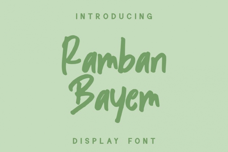 Ramban Bayem Font Download