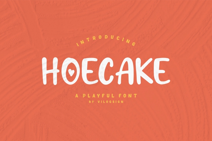 Hoecake a Playful Display Font Download