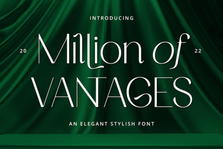 Million of Vantages Font Download