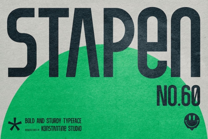 Stapen - Bold Futuristic Sans Serif Fonts Font Download