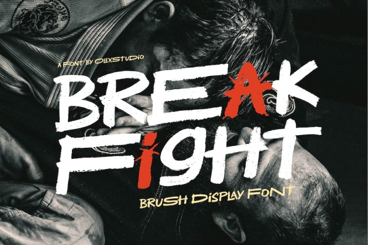 BREAK FIGHT - Display Font Font Download