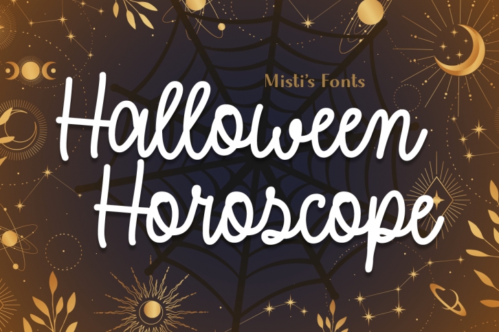 Halloween Horoscope Font Download