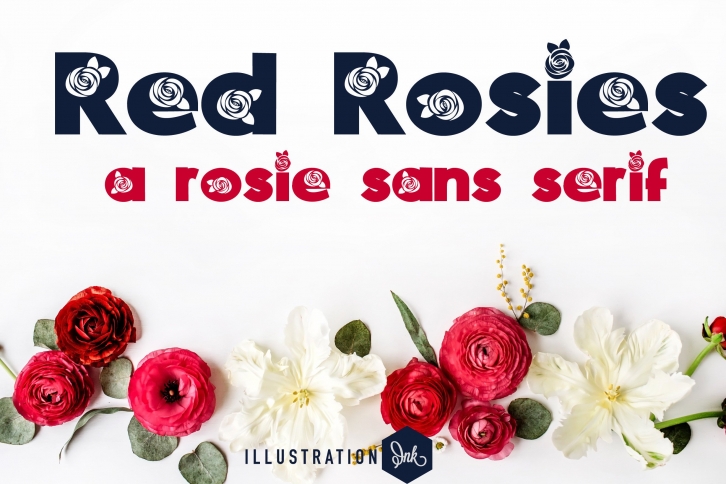 Red Rosies Font Download