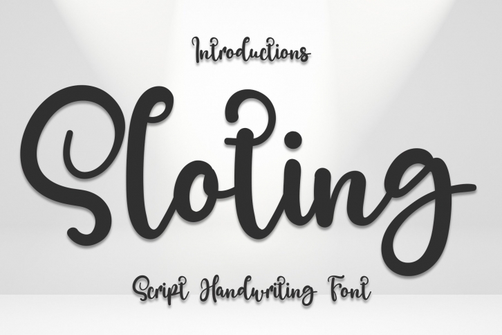 Sloting Font Download