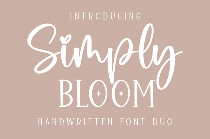 Simply Bloom Duo Font Download
