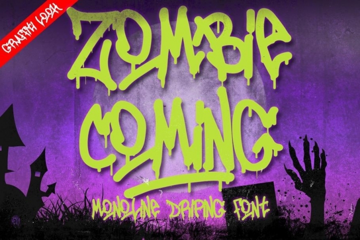 Zombie Coming Font Download